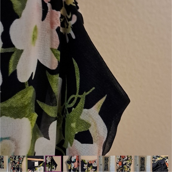 Covington Feminine Floral Midi Dress - Picture 6 of 7